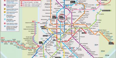 Мадрид метро мапата аеродром