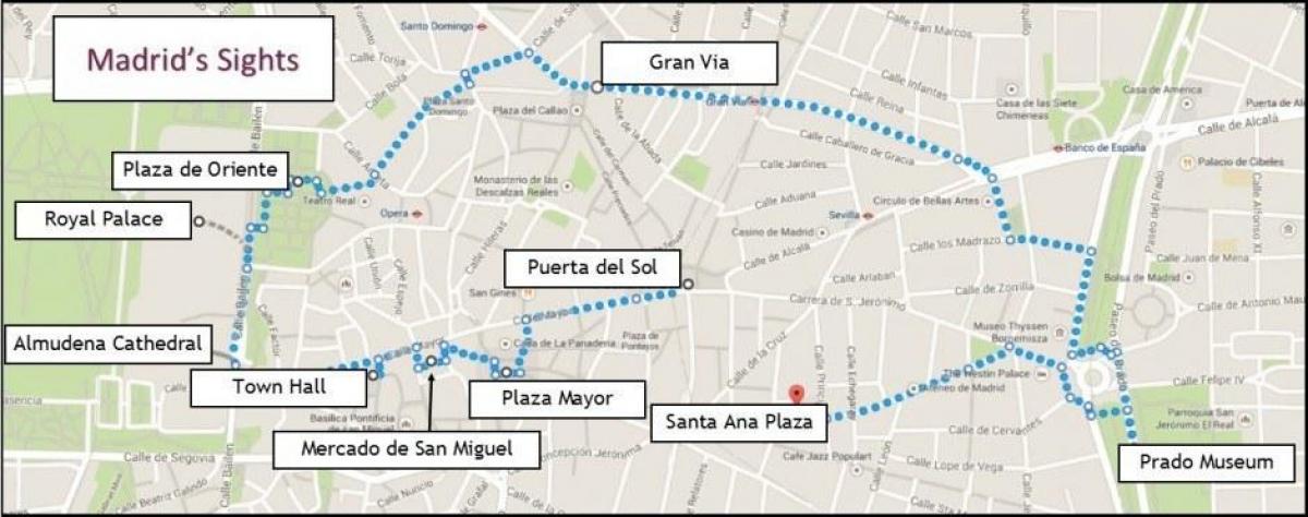 Мадрид одење мапа