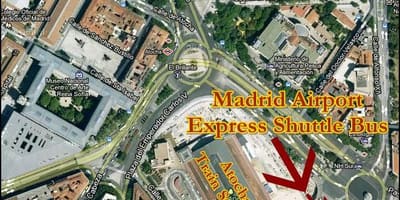Puerta де atocha железничката станица мапа