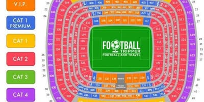 Bernabeu седиште карта