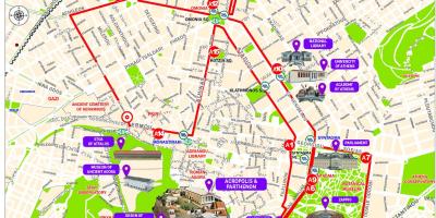 Мадрид хоп на хоп исклучите маршрутата на мапата